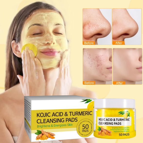 Kojic Acid &  Turmeric Cleansing Pads